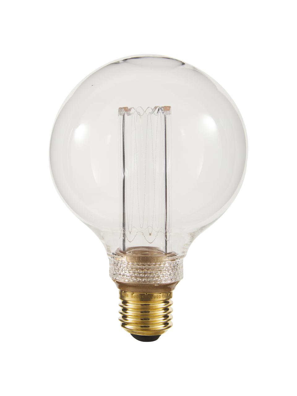 Lampadina XL E27, 2.5W, dimmerabile, bianco caldo, 1 pz, Paralume: Vetro, Base lampadina: ottone, Ambra, Ø 10 x Alt. 15 cm