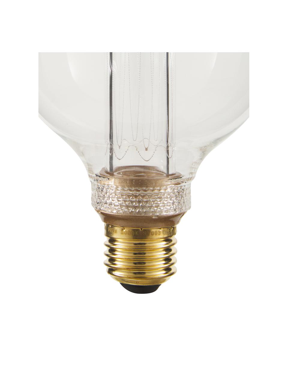 E27 XL-peertje, 2.5 watt, dimbaar, warmwit, 1 stuk, Fitting: messing, Amberkleurig, Ø 10 x H 15 cm