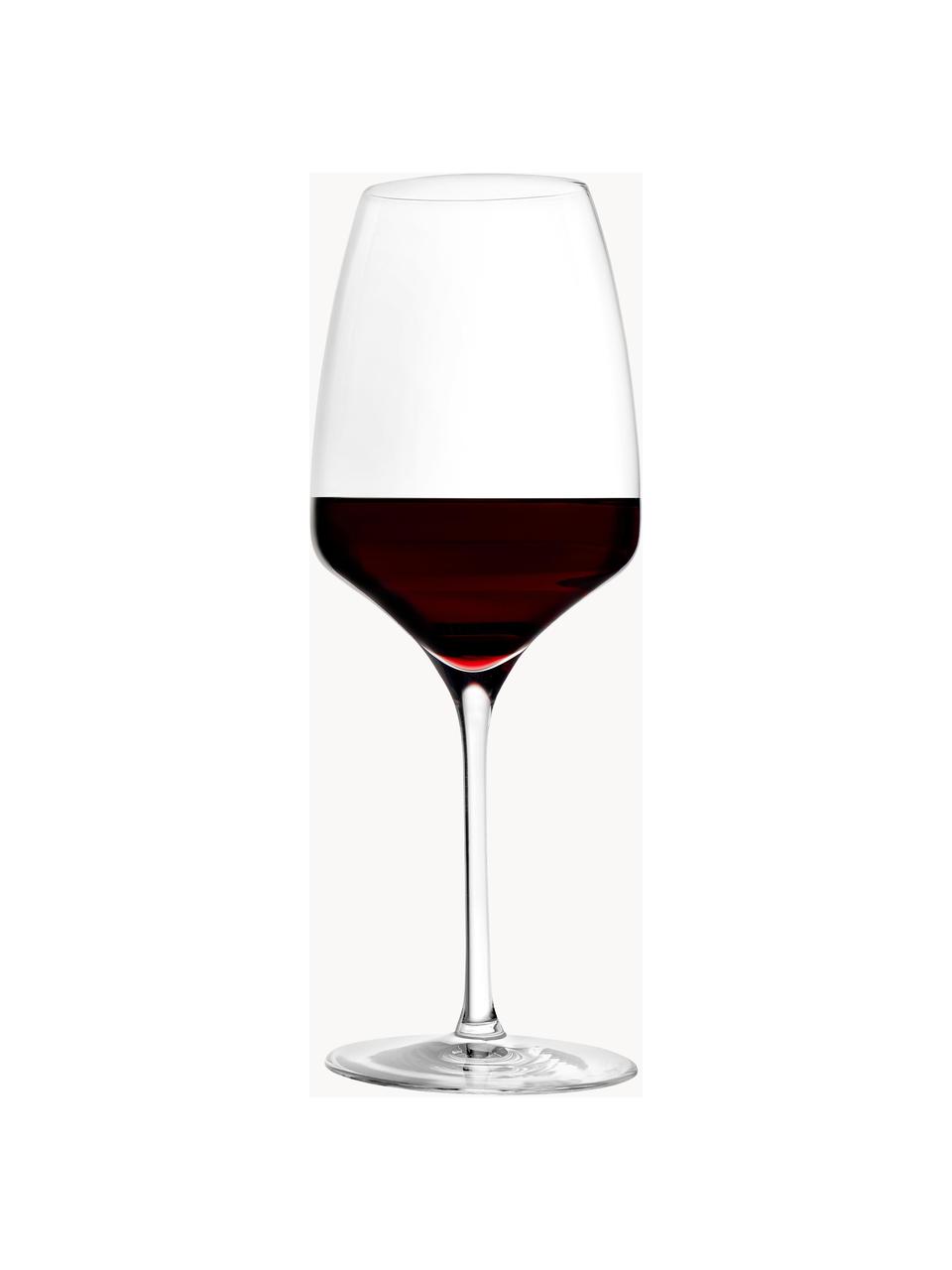 Verres à vin rouge en cristal Experience, 6 pièces, Cristal, Transparent, Ø 8 x haut. 23 cm, 450 ml