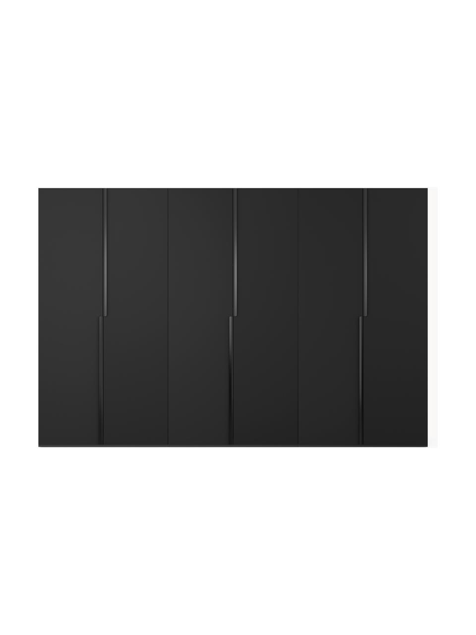 Armoire modulaire à portes battantes Leon, larg. 300 cm, plusieurs variantes, Noir, Basic Interior, larg. 300 x haut. 200 cm