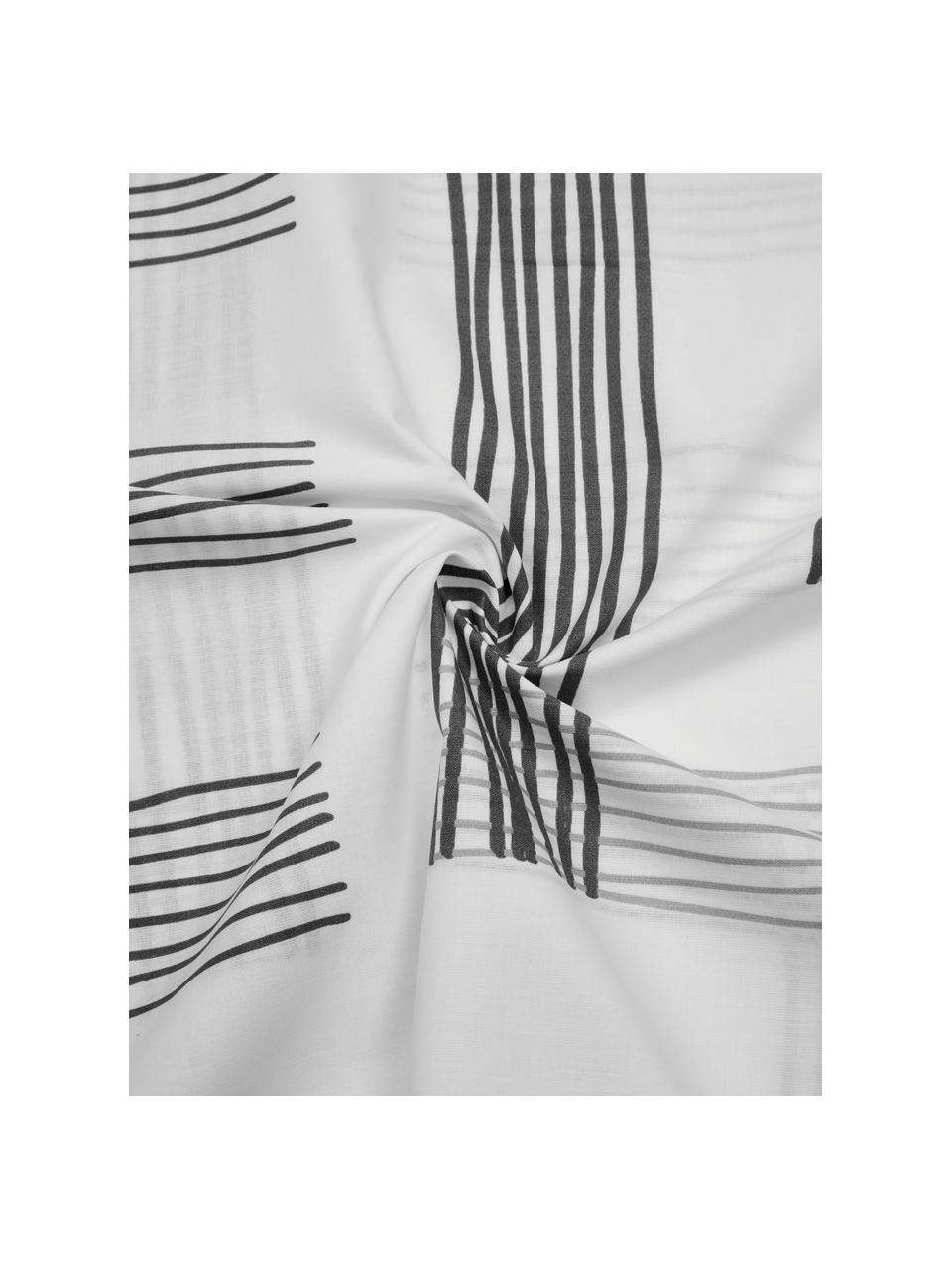 Renforcé-Kissenbezüge Tenzin aus Bio-Baumwolle, 2 Stück, Webart: Renforcé Fadendichte 144 , Grau, B 40 x L 80 cm