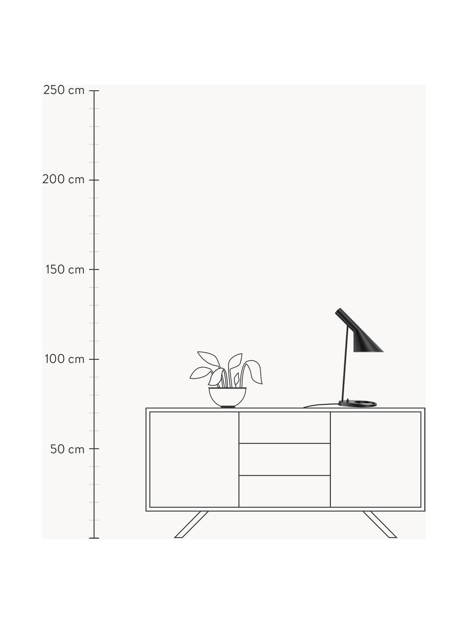 Bureaulamp AJ, verschillende formaten, Lamp: gecoat staal, Zwart, Ø 35 x H 56 cm