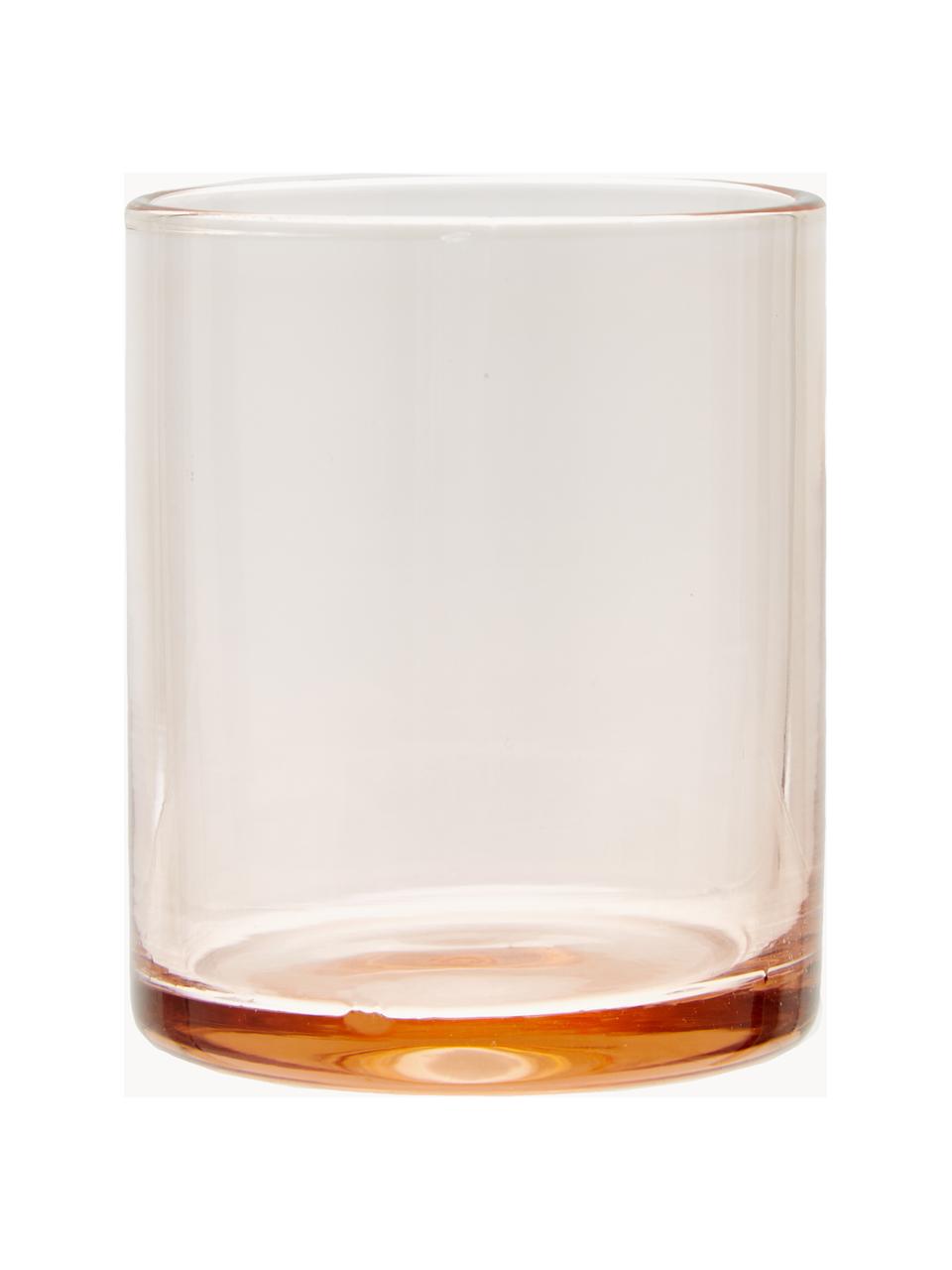 Vasos chupito de vidrio soplados artesanalmente Desiguale, 6 uds., Vidrio soplado artesanalmente, Multicolor transparente, Ø 6 x Al 6 cm, 90 ml