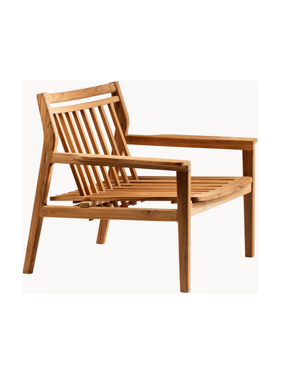 Poltroncina da giardino in legno di teak Samen, Legno di teack

Questo prodotto è realizzato con legno di provenienza sostenibile e certificato FSC®, Legno di teak, Larg. 75 x Prof. 74 cm