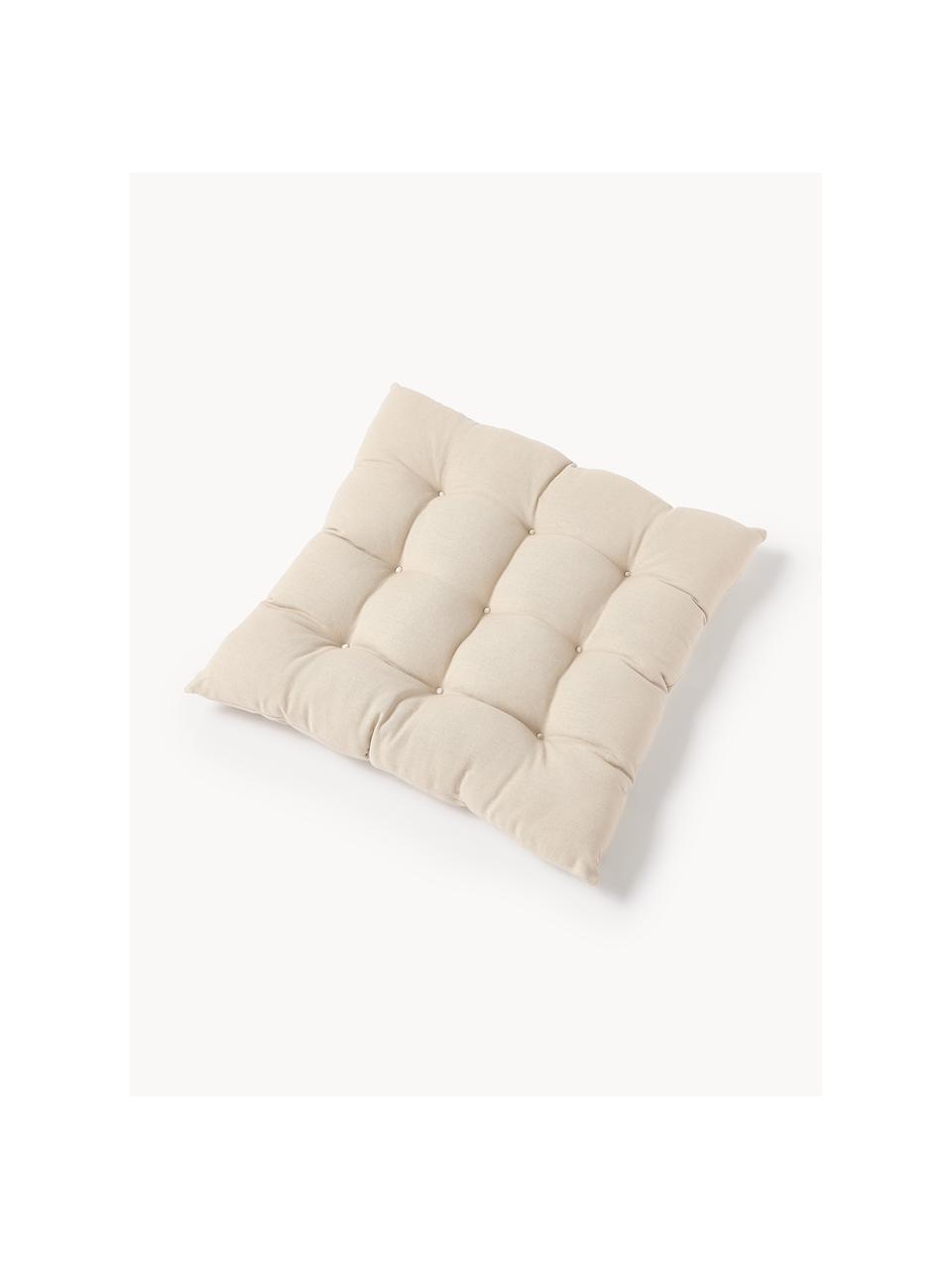 Coussins de chaise Ava, 2 pièces, Beige clair, larg. 40 x long. 40 cm