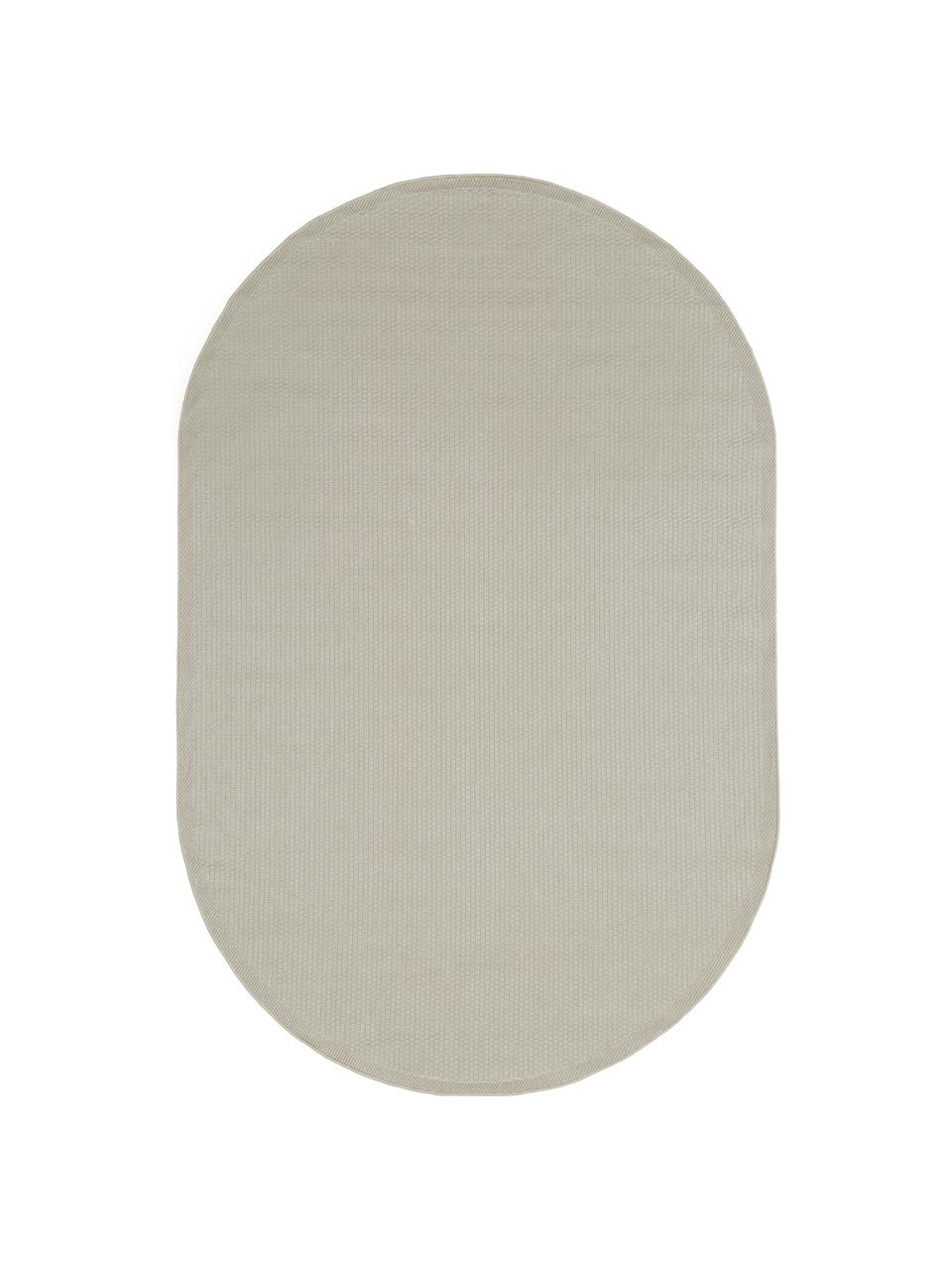 Ovale In- & outdoor vloerkleed Toronto in beige, 100% polypropyleen, Beige, B 200 x L 300 cm (maat L)