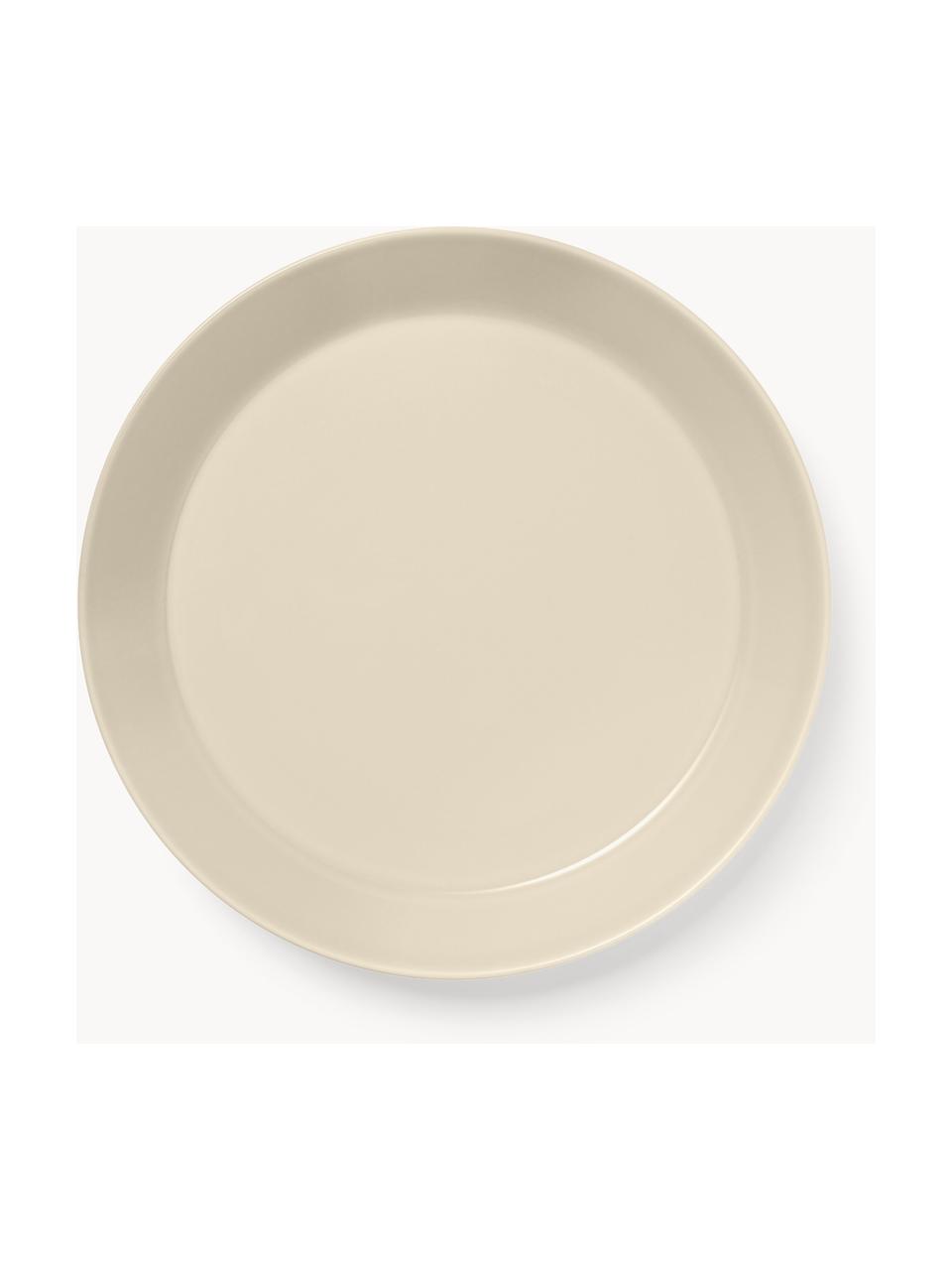 Assiette plate en porcelaine Teema, Vitro-porcelaine, Blanc crème, Ø 26 cm