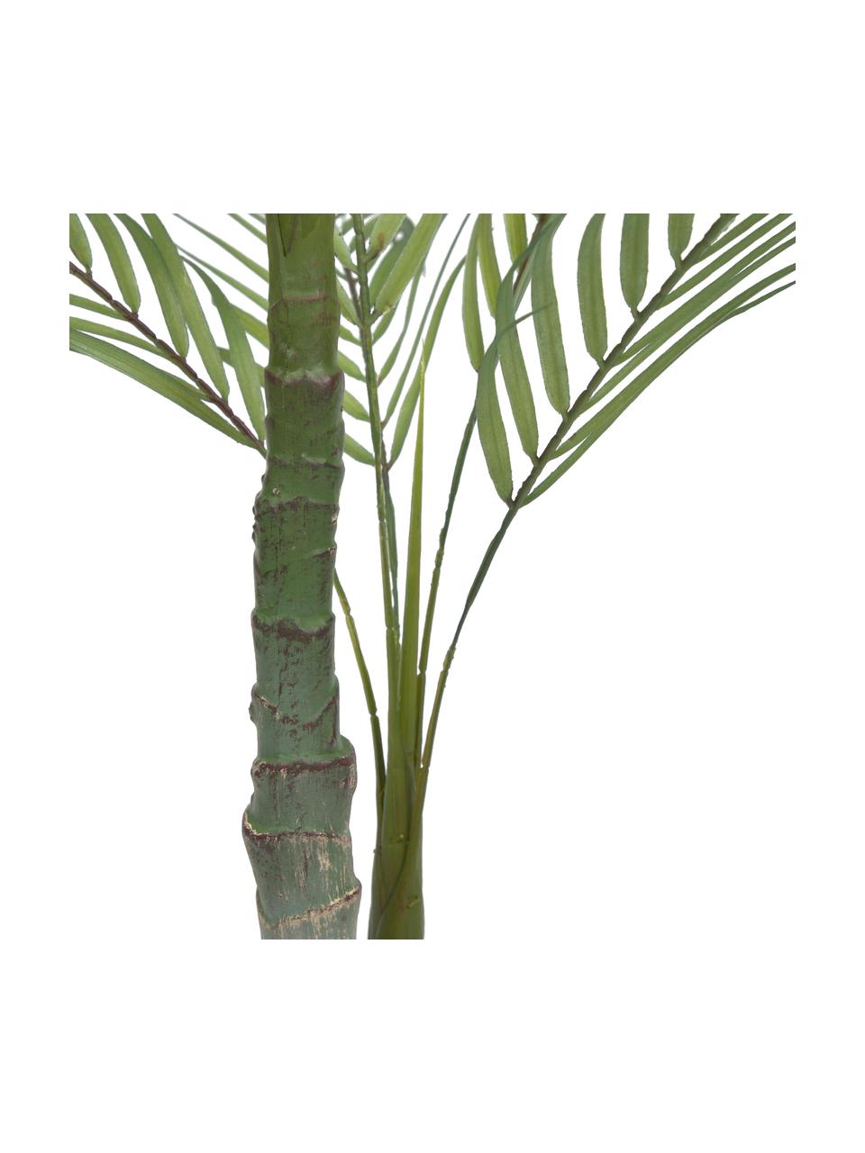 Dekoracyjna palma w doniczce, Tworzywo sztuczne, Zielony, czarny, W 84 cm