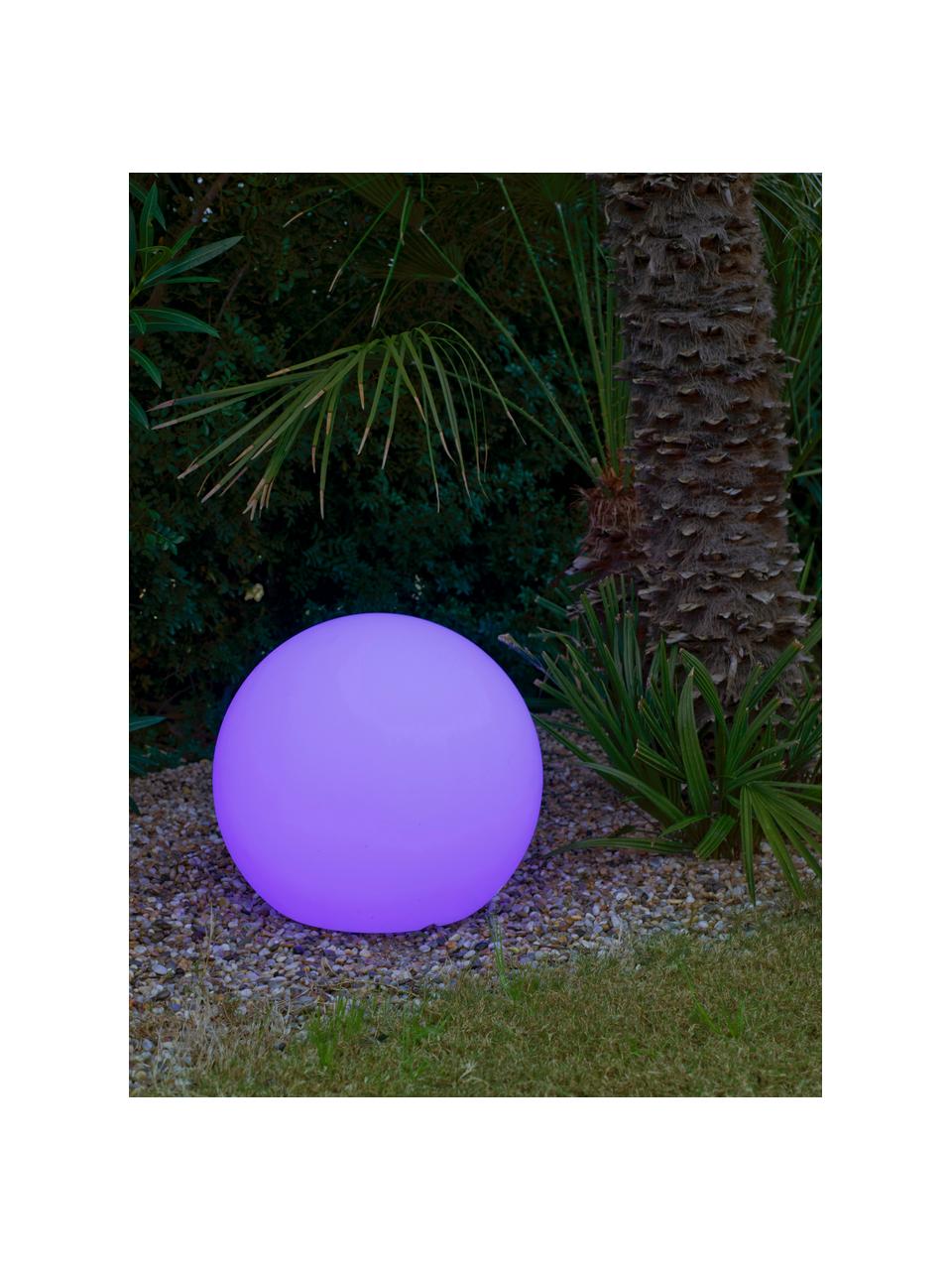 Schwimmende Solar-LED-Gartenleuchte Buly mit Farbwechsel und Fernbedienung, dimmbar, Weiss, Ø 30 x H 27 cm