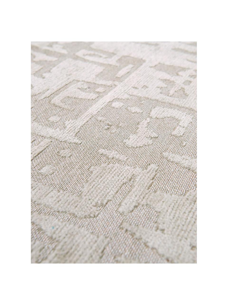 Teppich Perriers mit Hoch-Tief-Effekt, 100 % Polyester, Hellbeige, B 80 x L 150 cm (Größe XS)