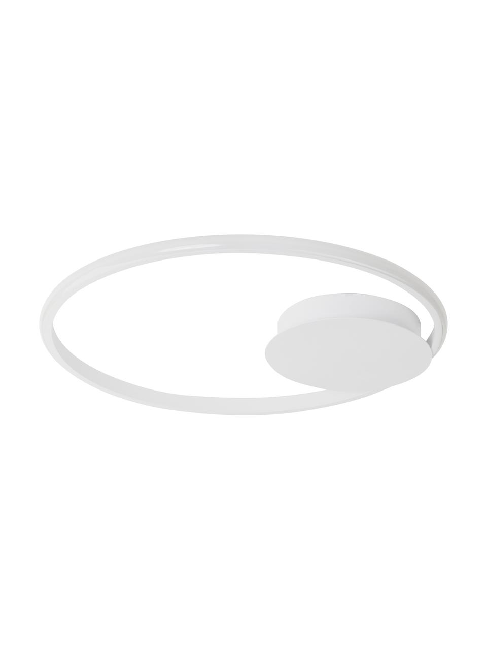 Plafonnier LED à intensité variable Fuline, Blanc, Ø 50 x haut. 5 cm