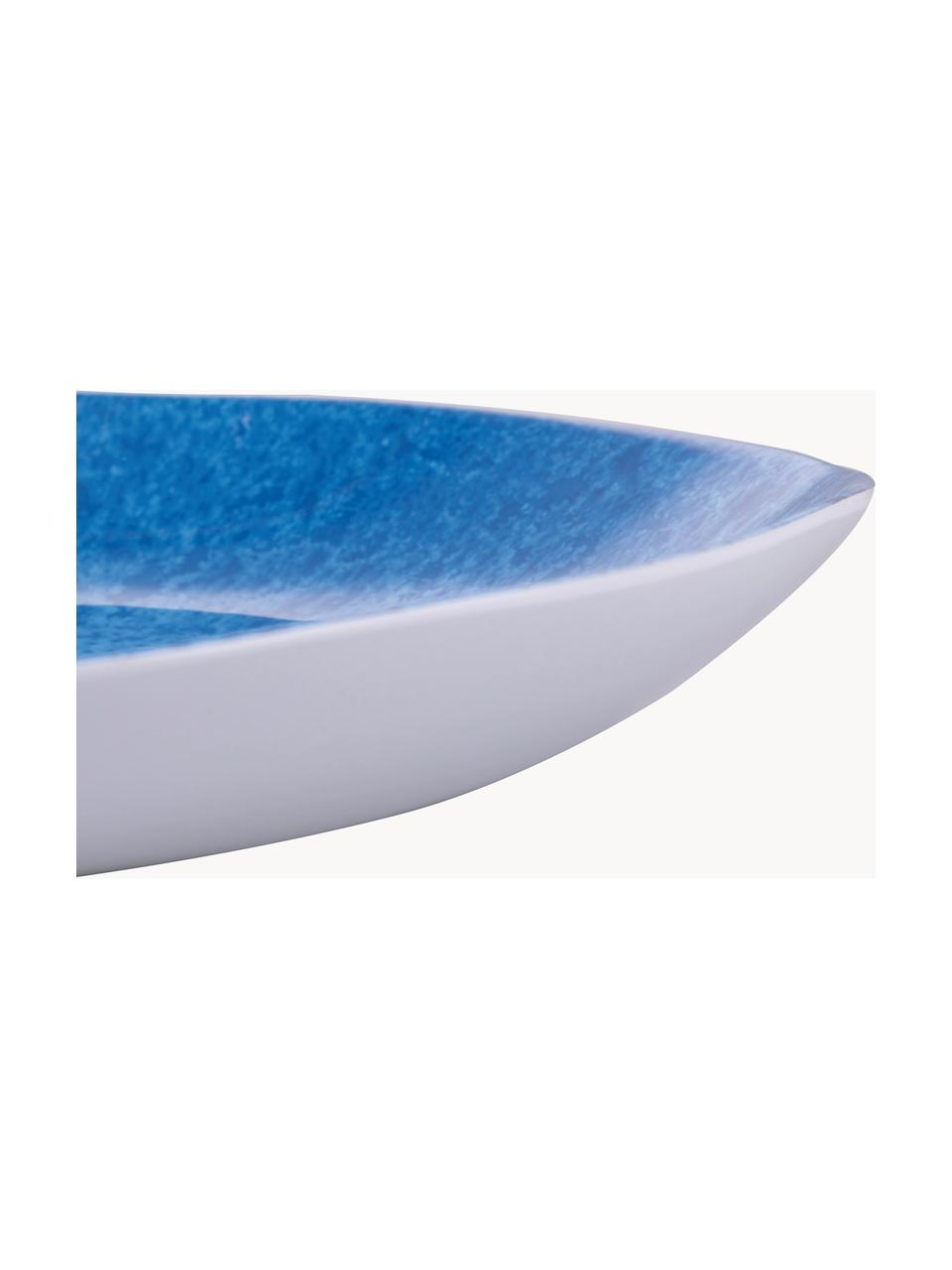 Servizio di piatti Ocean 4 pz, Melamina, Tonalità blu e viola, Ø 28 cm