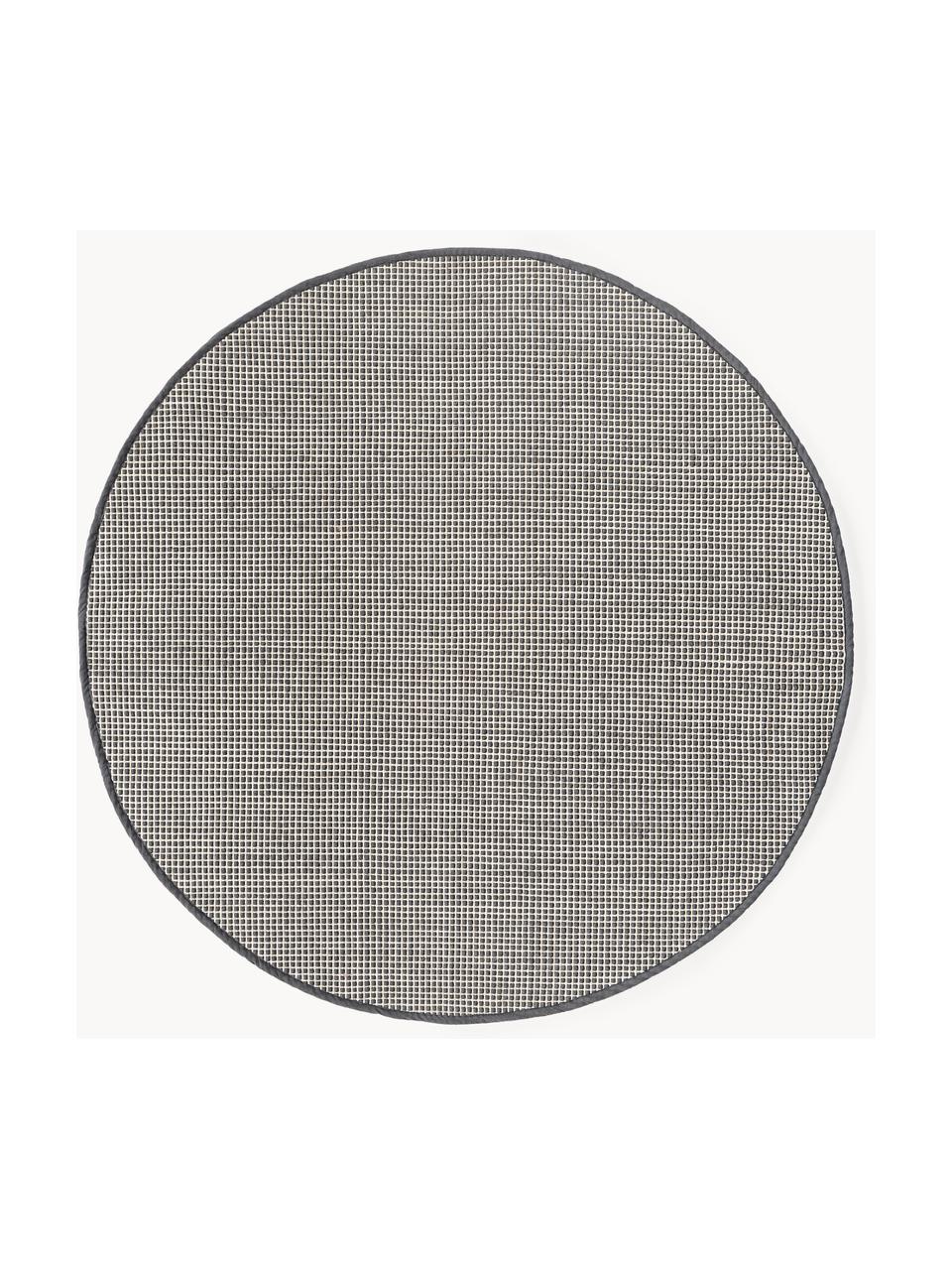 Tapis rond en laine tissé main Amaro, 67 % laine (certifiée RWS), 33 % coton

Les tapis en laine peuvent perdre des fibres lors des premières semaines et des peluches peuvent se former, ce phénomène est naturel et diminue à mesure de votre usage et du temps, Gris, beige clair, Ø 150 cm (taille M)