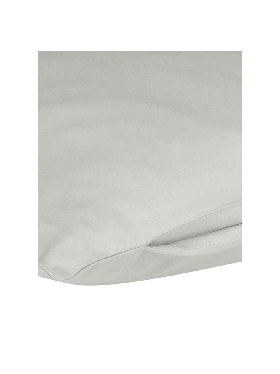 Obliečka na vankúš z bavlneného saténu Comfort, 2 ks, Svetlosivá, Š 40 x D 80 cm