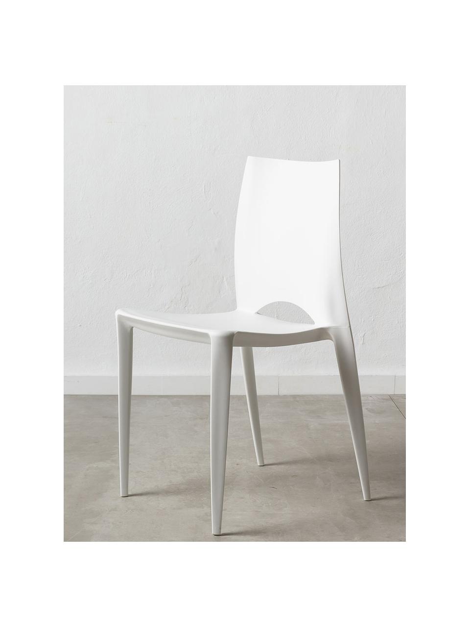 Silla Binster, Polipropileno, Blanco, An 44 x Al 84 cm