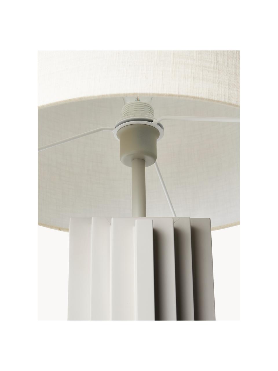 Lampadaire design Luomo, Beige, grège, haut. 153 cm