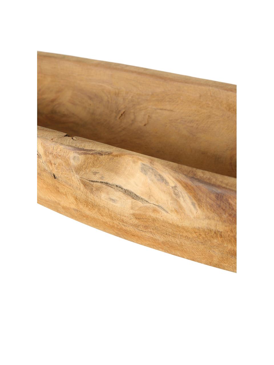 Bol decorativo Teak, Madera de teca, Marrón, L 50 x An 13 cm