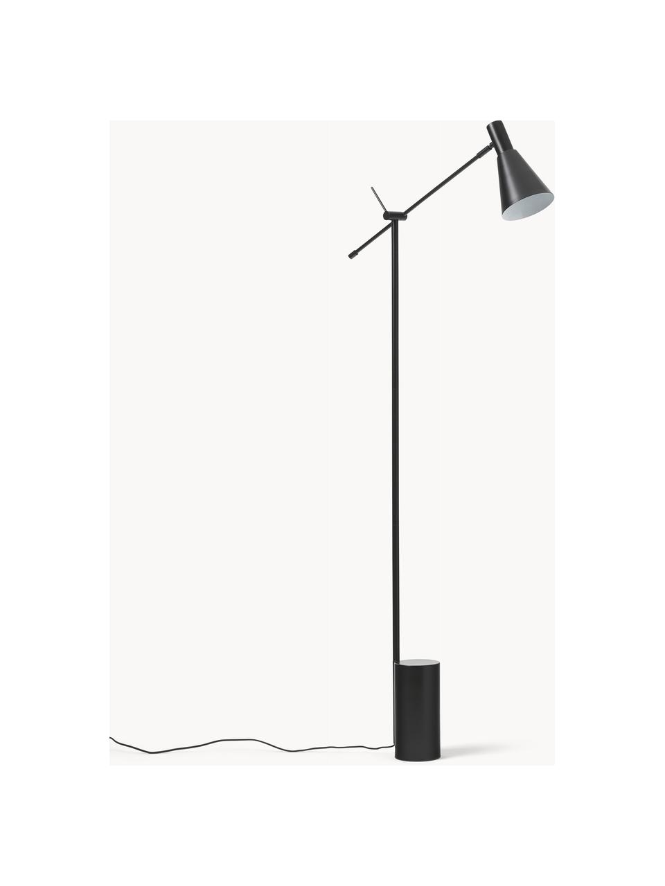 Lampa do czytania Sia, Czarny, S 60 x W 162 cm