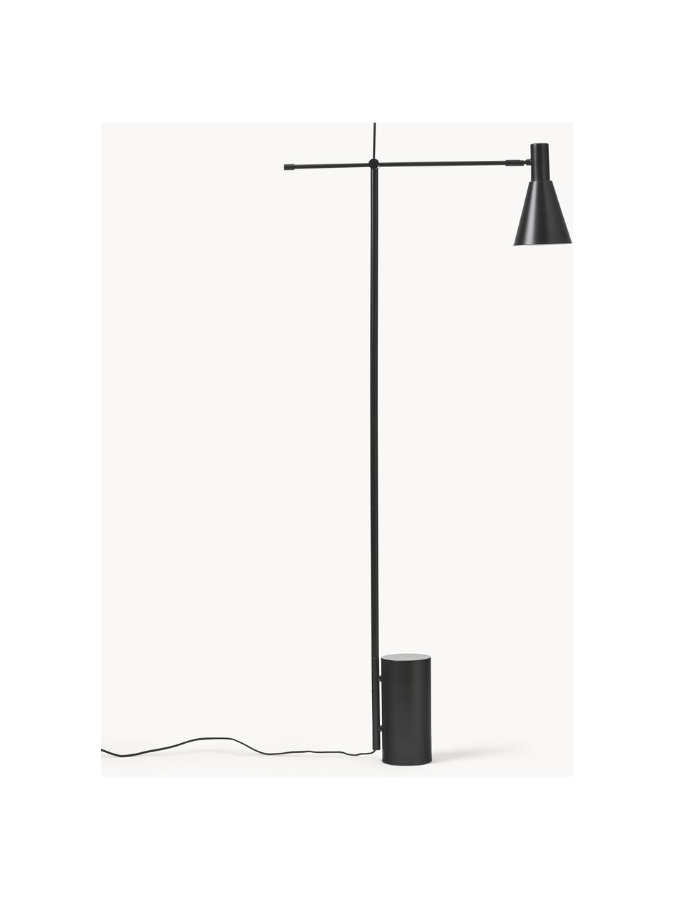 Lampa na čtení Sia, Černá, V 162 cm