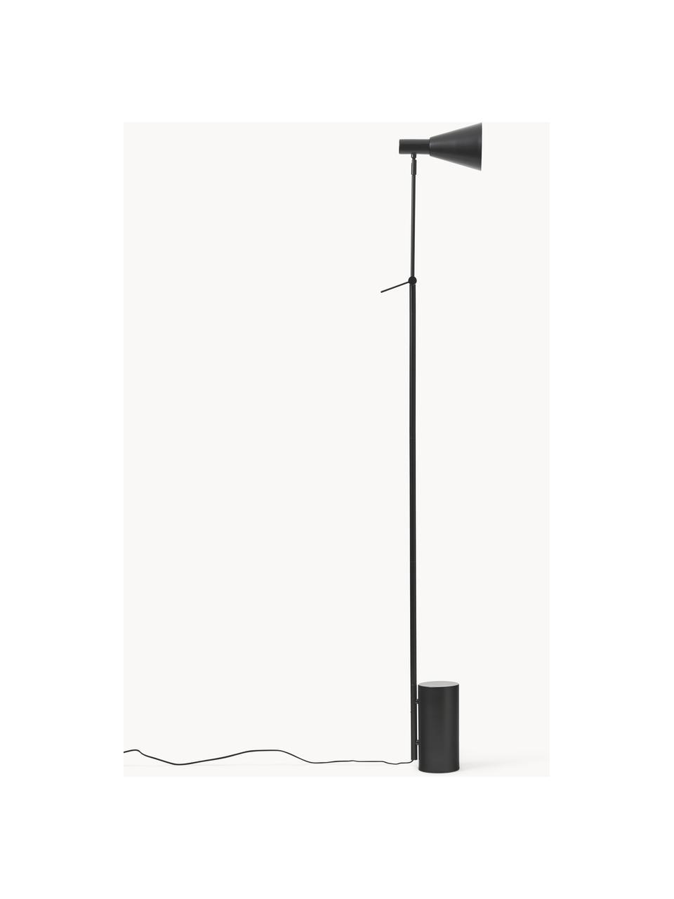 Lampa do czytania Sia, Czarny, S 60 x W 162 cm