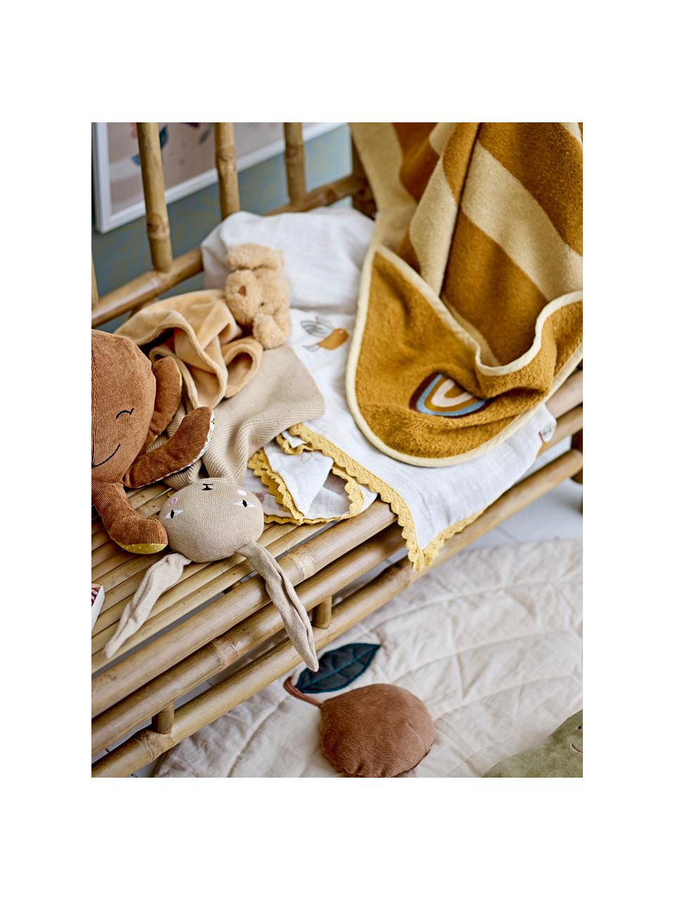 Leichte Baby-Decke Agnes, 80 % Baumwolle, 20 % Polyester, Weiß, Bunt, B 80 x L 100 cm