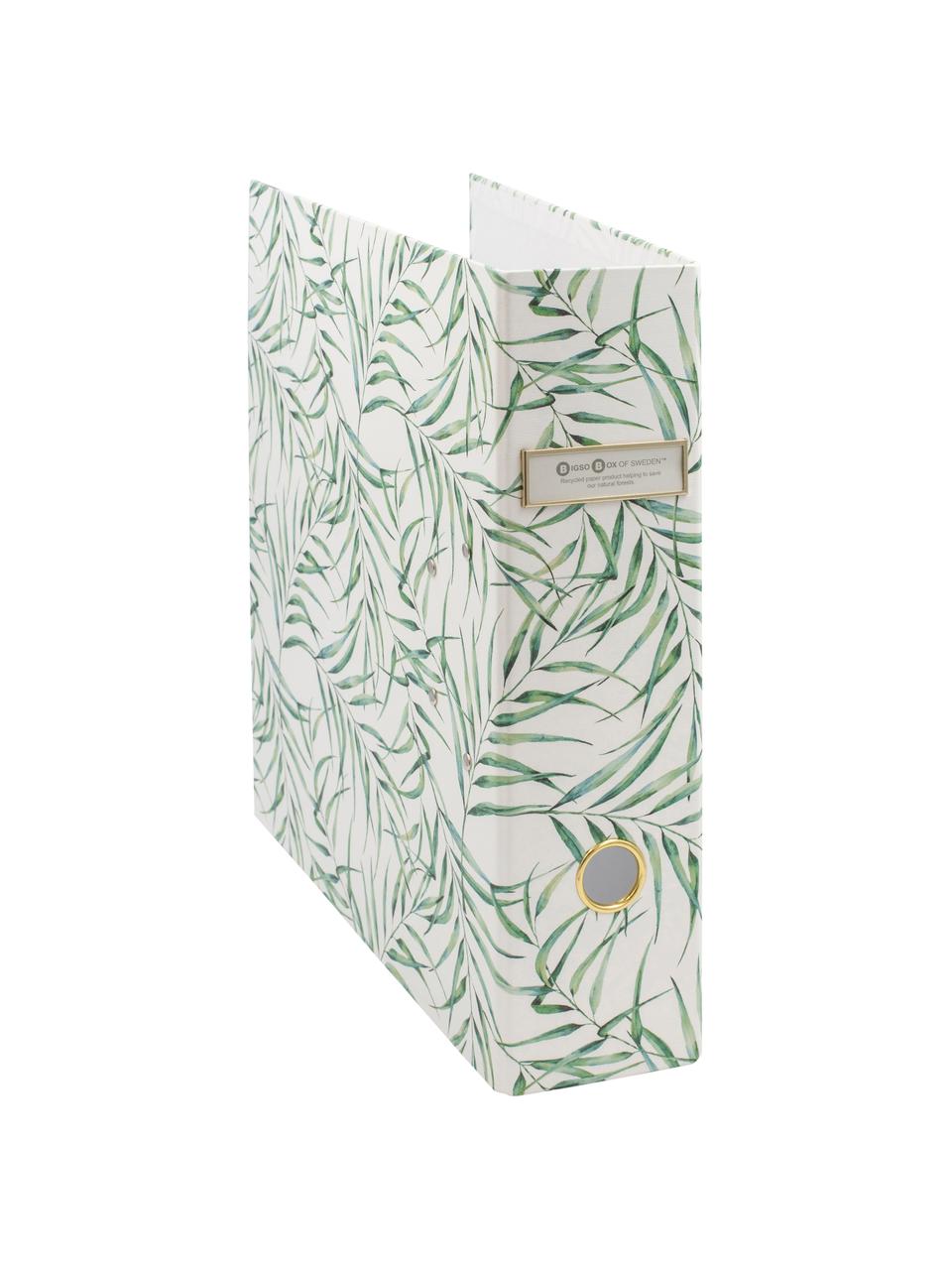 Classeur pour documents Leaf, Blanc, vert, larg. 29 x haut. 32 cm