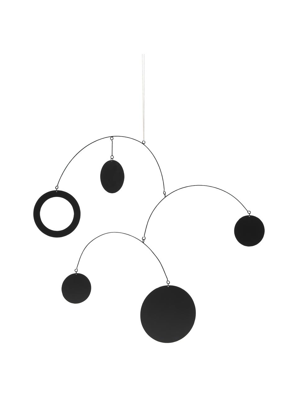 Dekoracja Novalie, Metal, Czarny, S 67 x W 64 cm