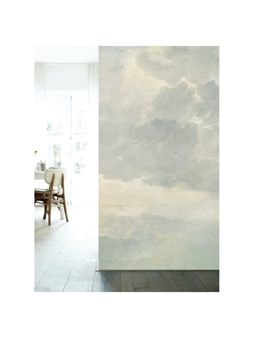 Fototapete Golden Age Clouds, Vlies, umweltfreundlich und biologisch abbaubar, Grau, Beige, matt, 292 x 280 cm