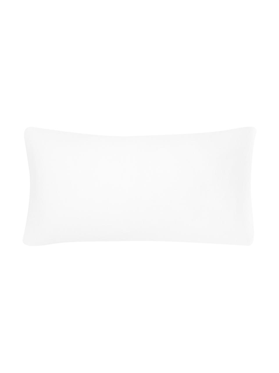 Poszewka na poduszkę z flaneli Erica, 2 szt., Biały, S 40 x D 80 cm