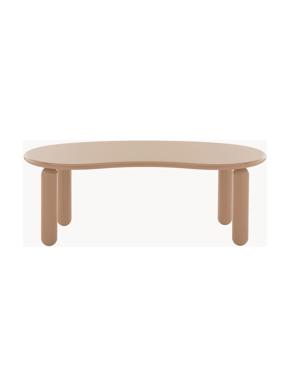 Table basse de forme organique Undique Mas, Beige, larg. 119 x haut. 59 cm