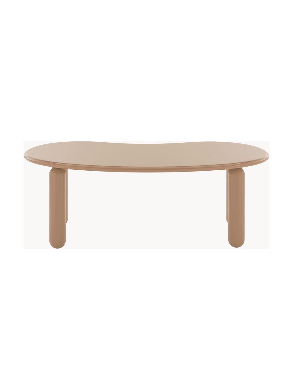 Table basse de forme organique Undique Mas, Beige, larg. 119 x haut. 59 cm