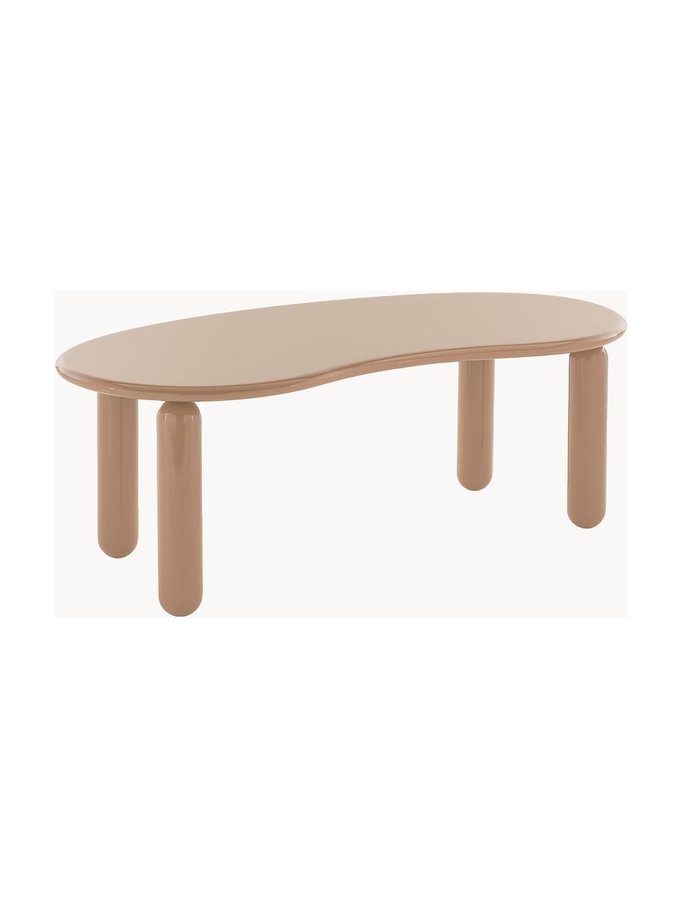 Table basse de forme organique Undique Mas, Beige, larg. 119 x haut. 59 cm