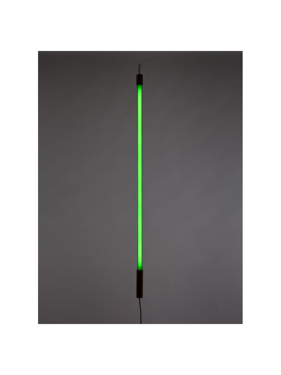 LED-Wandleuchte Linea mit Stecker, Dekor: Holz, Grün, Ø 4 x H 135 cm