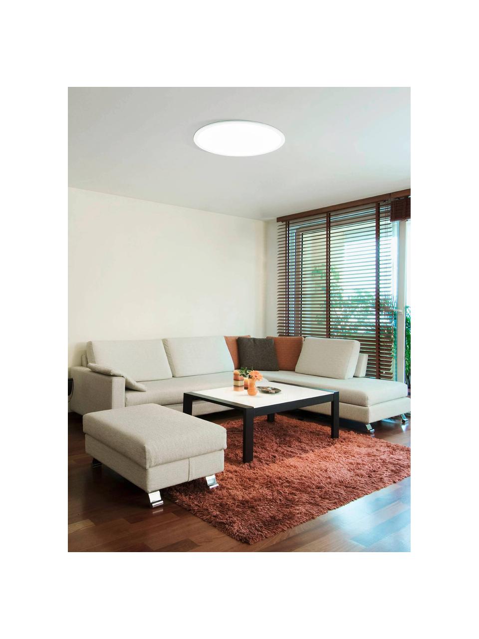 Lampa sufitowa LED z funkcją przyciemniania Sarsina, Biały, Ø 60 x W 5 cm