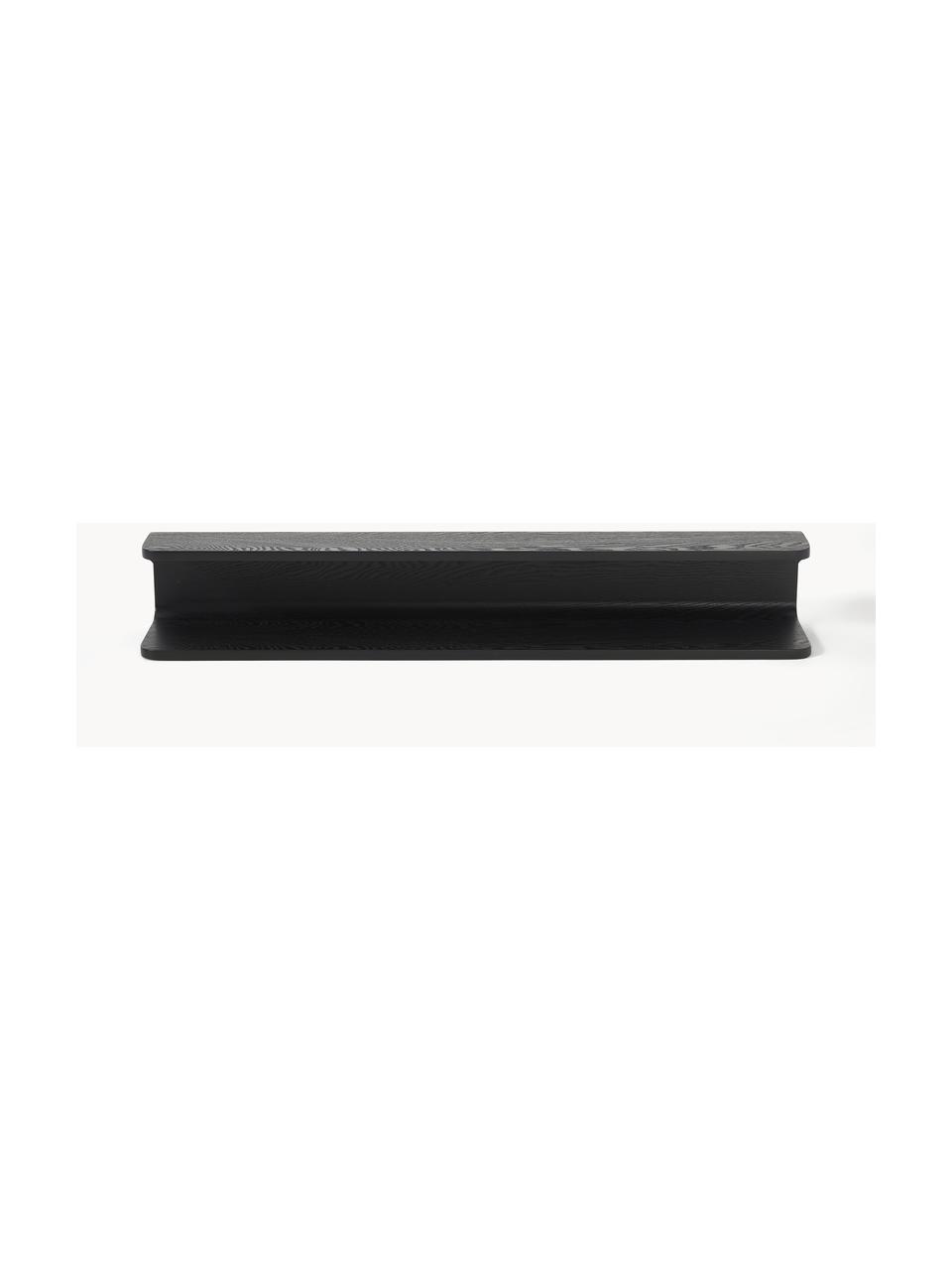 Drevená nástenná polica Nuria, Eukalyptová preglejka s jaseňovou dyhou

Tento produkt je vyrobený z dreva s certifikátom FSC® pochádzajúceho z udržateľných zdrojov, Čierna, Š 102 x V 17 cm