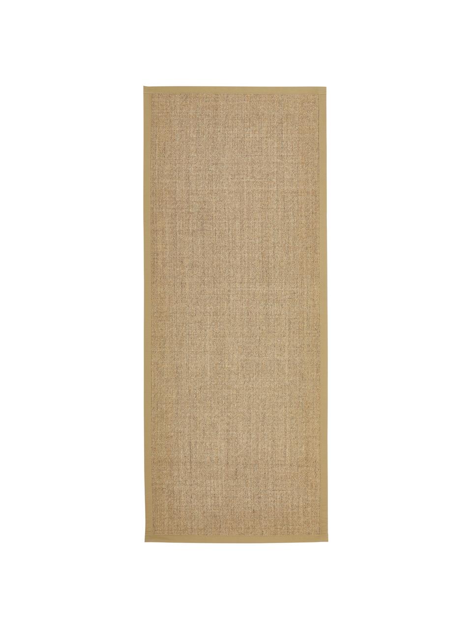 Passatoia in sisal beige Leonie, Beige, Larg. 80 x Lung. 300 cm