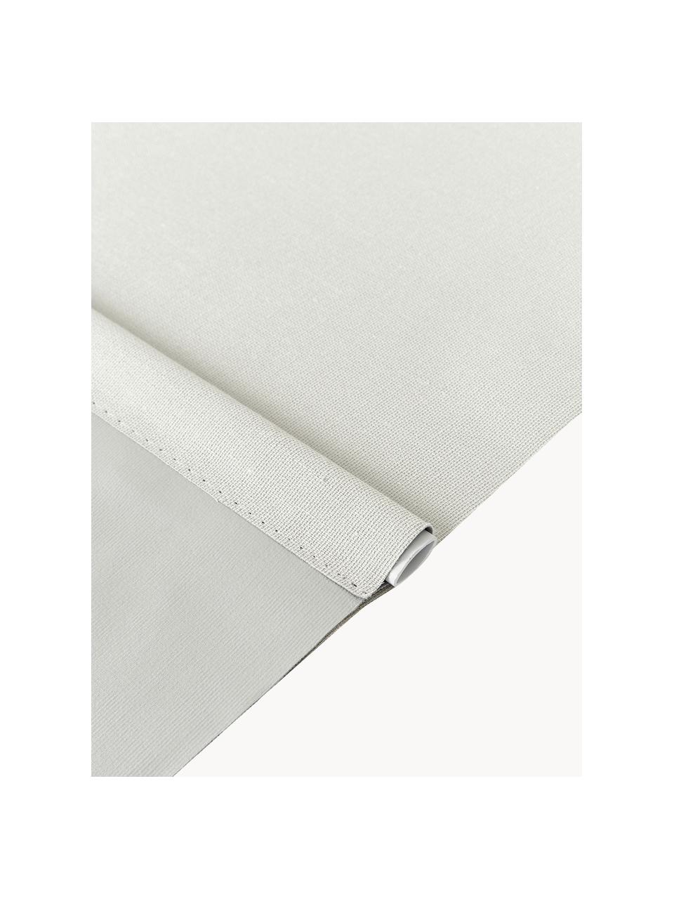 Estor Elia, Parte delantera: 45% lino, 55% algodón, Parte trasera: 100% poliéster, Gris claro, An 80 x L 165 cm