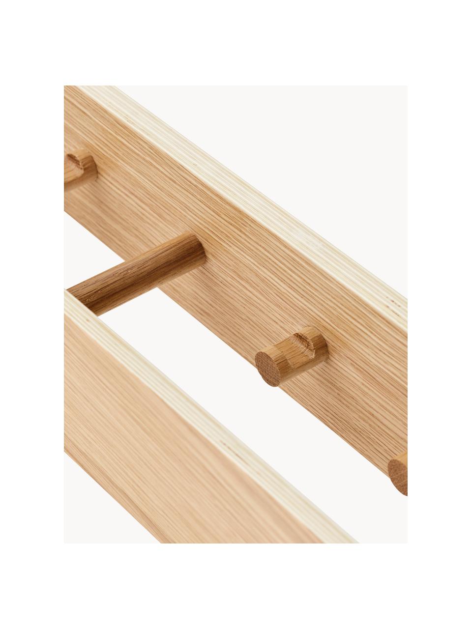 Garderobenleiste Epoch aus Eichenholz, Mitteldichte Holzfaserplatte (MDF), Eichenholzfurnier, Helles Holz, B 50 cm
