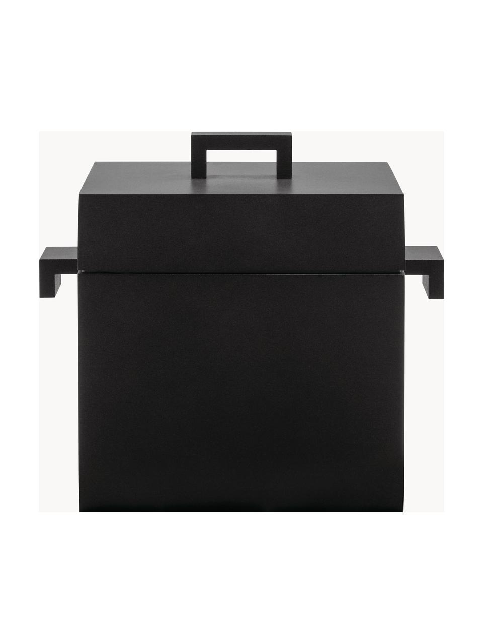 Kookpan La Cubica met anti-aanbaklaag, Gecoat aluminium, Zwart, B 22 x H 20 x D 17 cm