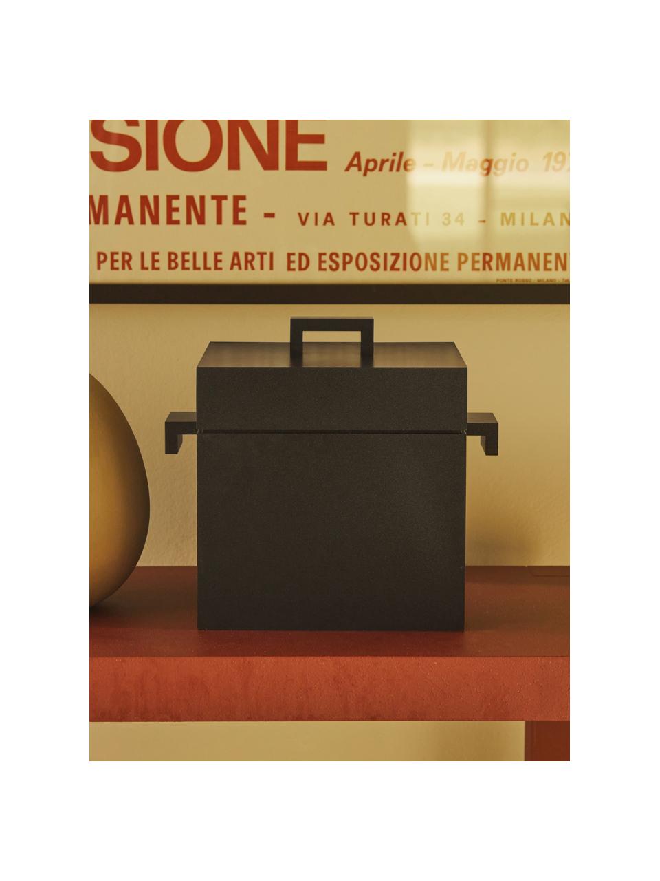 Casserole avec revêtement anti-adhésif La Cubica, Aluminium, enduit, Noir, larg. 15 x prof. 12 cm
