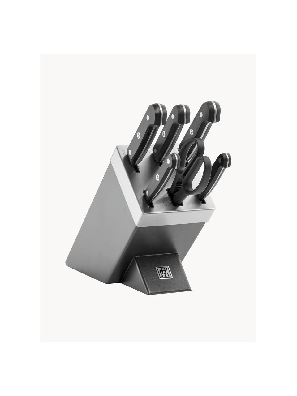 Selbstschärfender Messerblock Gourmet mit 5 Messern und 1 Schere | Westwing