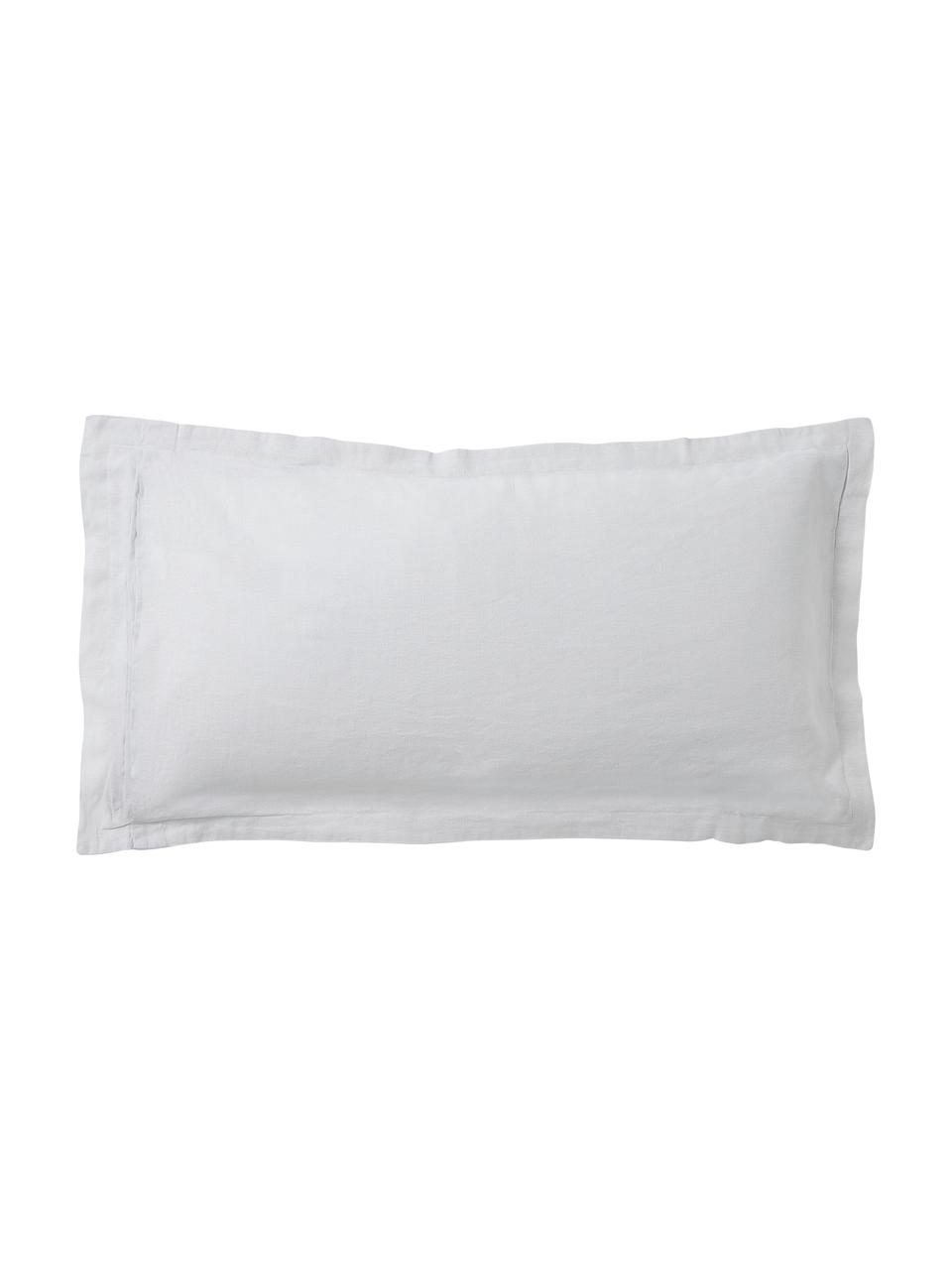 Lněný povlak na polštář s efektem soft-washed Nature, 2 ks, 52 % len, 48 % bavlna

Hustota tkaniny 108 TC, standardní gramáž

Povlečení ze směsi lnu a bavlny je velmi robustní a vyznačuje se zmačkaným vzhledem, který je umocněný efektem stone-washed
Toto povlečení absorbuje až 35 % vlhkosti, velmi rychle schne a má příjemné chladivé účinky na letní noci. Má vysokou odolnost proti roztržení a je odolné vůči oděru, Světle šedá, Š 40 cm, D 80 cm