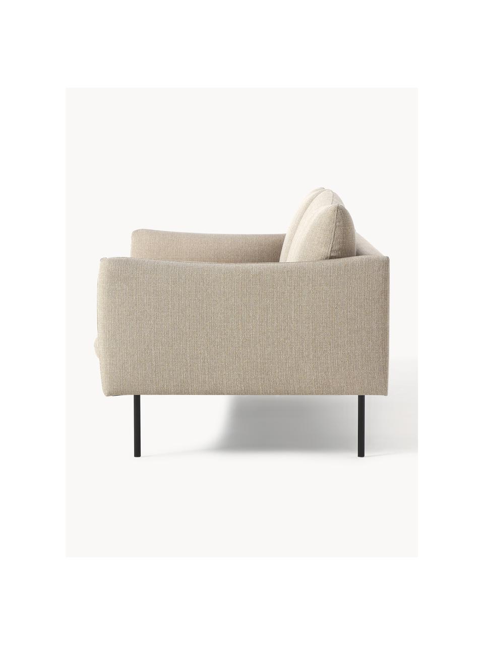 Sofa Moby (2-Sitzer), Bezug: Polyester Der hochwertige, Gestell: Massives Kiefernholz, FSC, Webstoff Beige, B 170 x T 95 cm