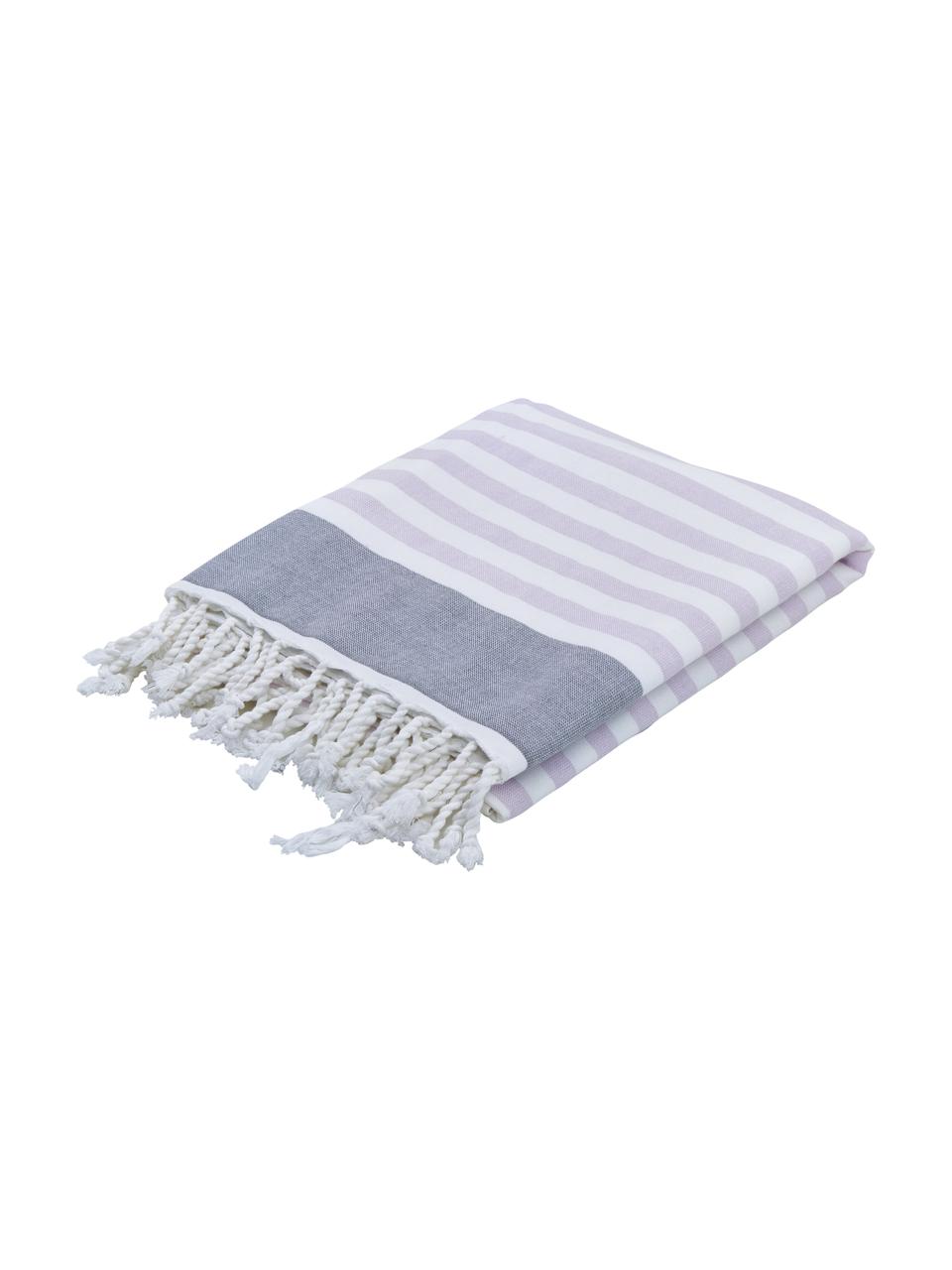 Fouta en tissu éponge Cairo, Gris