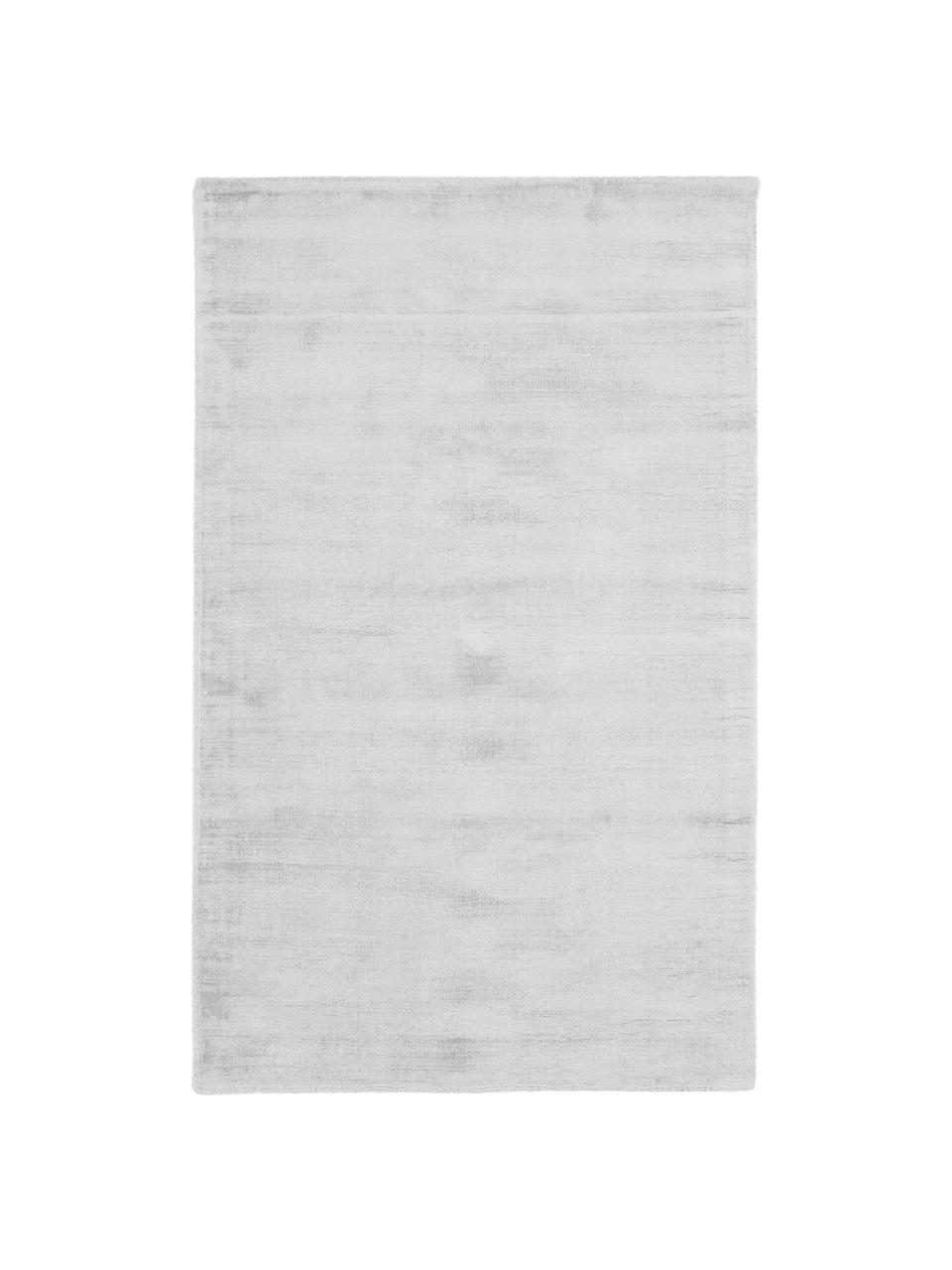 Ręcznie tkany dywan z wiskozy Jane, Srebrnoszary, S 300 x D 400 cm (Rozmiar XL)