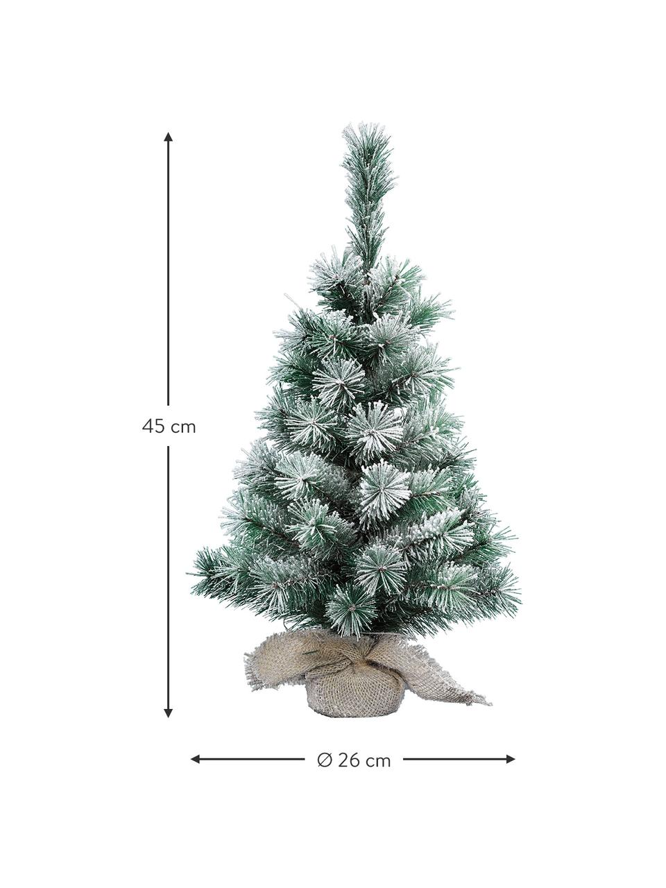 Künstlicher Weihnachtsbaum Vancouver, beschneit, Dunkelgrün, beschneit, Ø 26 x H 45 cm