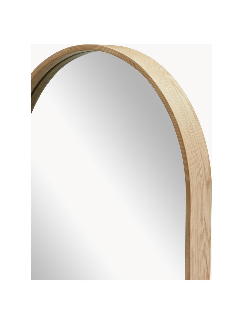 Specchio da terra in legno di quercia Woody, Cornice: legno di quercia certific, Legno chiaro, Larg. 53 x Lung. 171 cm