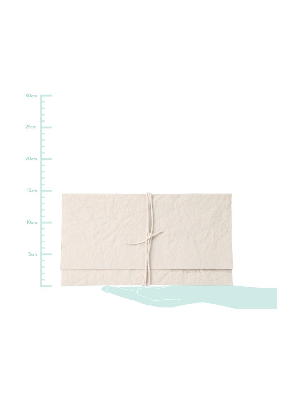 Umschlag Soft, Papier, Cremefarben, 27 x 15 cm