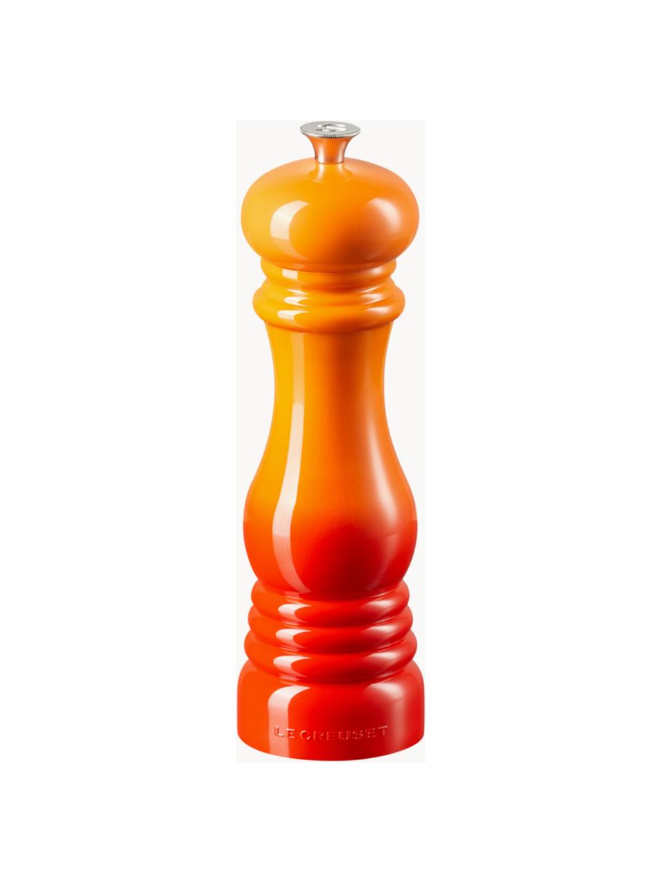 Moulin à sel avec broyeur en céramique Creuset, Rouge, orange, haute brillance, haut. 21 cm