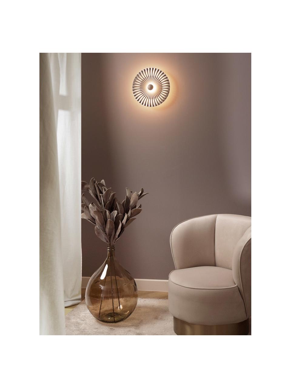 Fotel koktajlowy  z aksamitu Olivia, Tapicerka: aksamit (poliester) Dzięk, Beżowy aksamit, S 70 x W 70 cm